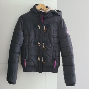 XS blue Superdry puffer jacket